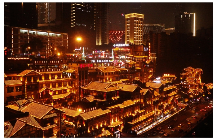 重庆.洪崖洞夜景