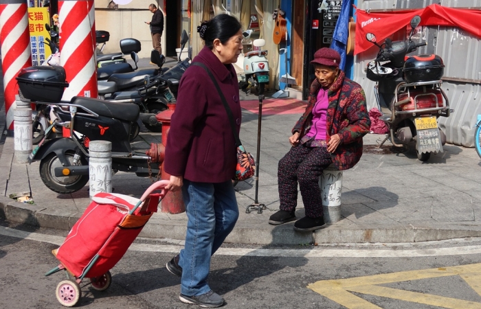 正月最后一天长沙蔡锷路扫街